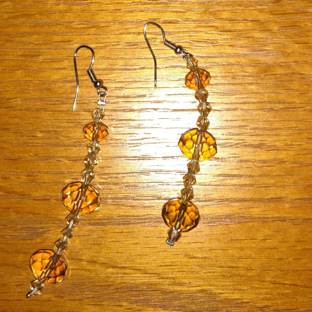 Gold earrings